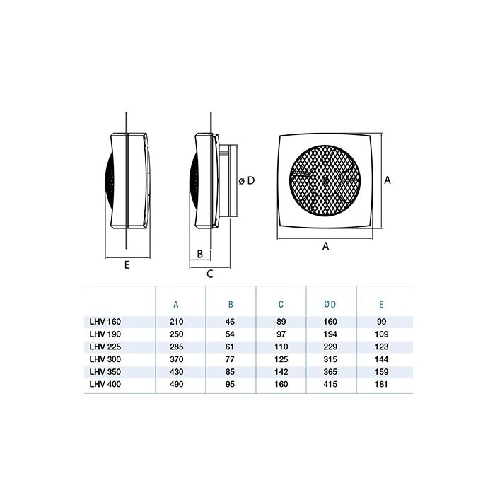 Ventilatore Da Bagno Ventilatore Da Parete Da 100 Mm Silenzioso Con Deflettore Di Ritorno E Timer Sensore Di Umidita 91276593 - 5