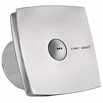 Ventilator de baie perimetral, X-MART 10 MATIC INOX T, CATA, Timer, design aerdinamic, montare rapida, clapete anti-retur, capac frontal usor de scos fara a folosi unelte, led, carca sa plastic Ventilator de baie perimetral, X-MART 10 MATIC INOX T, CATA, Timer, design aerdinamic, montare rapida, clapete anti-retur, capac frontal usor de scos fara a folosi unelte, led, carca sa plastic