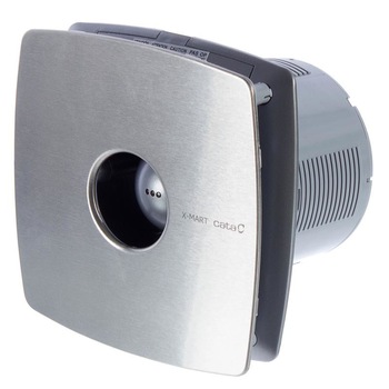 Ventilator de baie perimetral, X-MART 12 INOX T, CATA, design aerdinamic, montare rapida, clapete anti-retur, capac frontal usor de scos fara a folosi unelte, led, carca sa plastic, Ventilator de baie perimetral, X-MART 12 INOX T, CATA, design aerdinamic, montare rapida, clapete anti-retur, capac frontal usor de scos fara a folosi unelte, led, carca sa plastic,