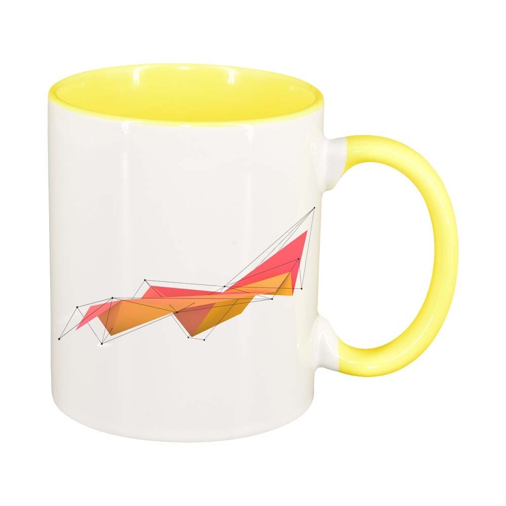 Cana Forme, interior galben, 330ml, D297