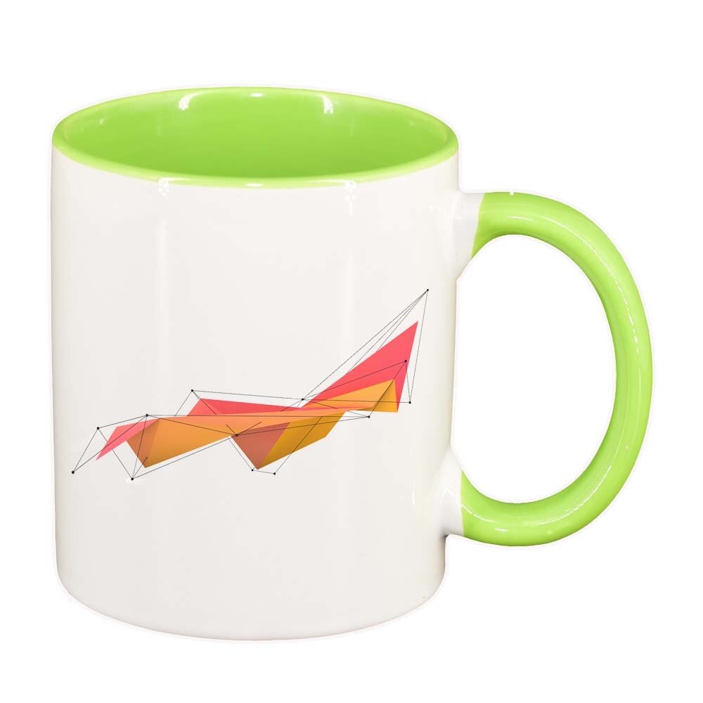 Cana Forme, interior verde deschis, 330ml, D297