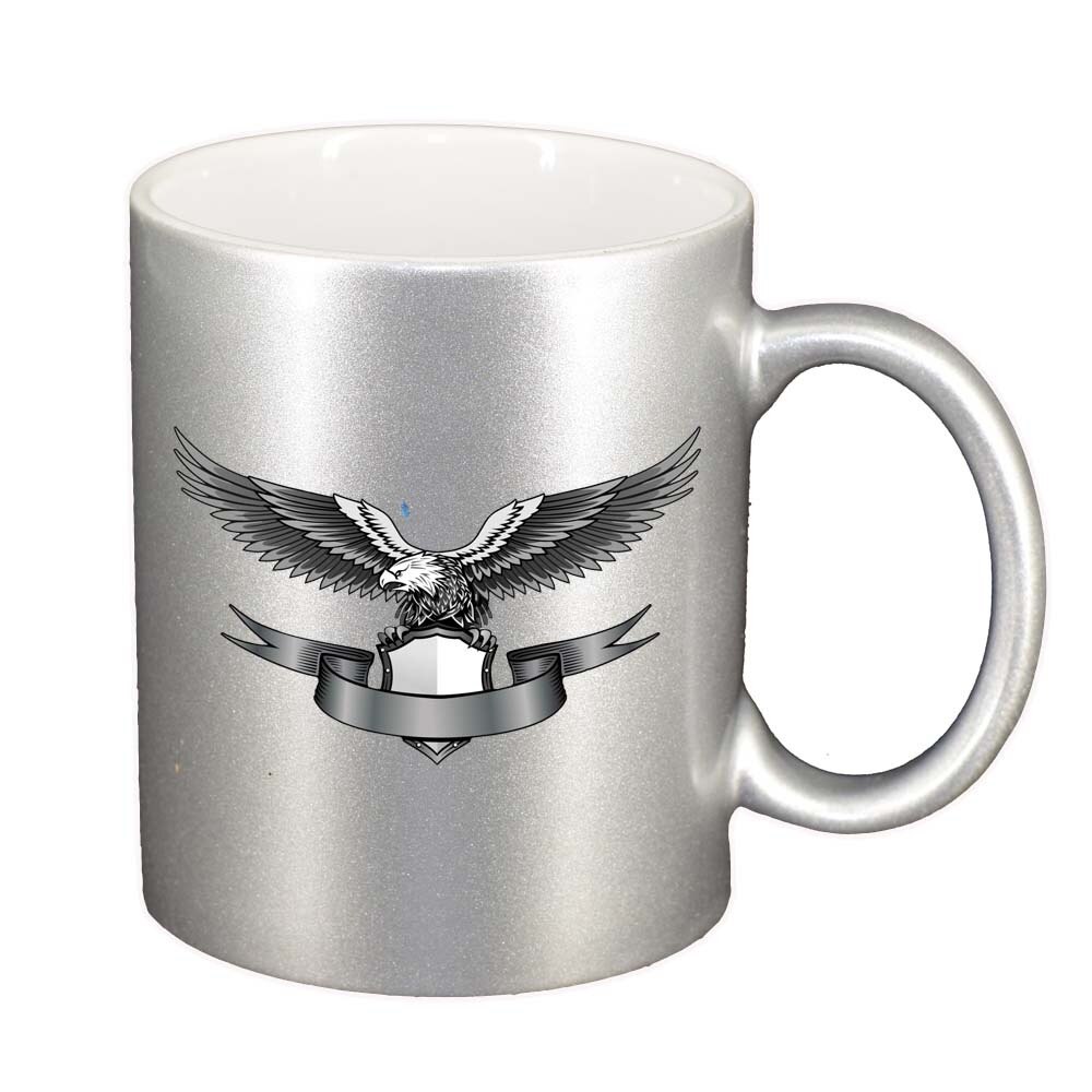 Cana Eagle, argintiu sidefata, 330ml, D301