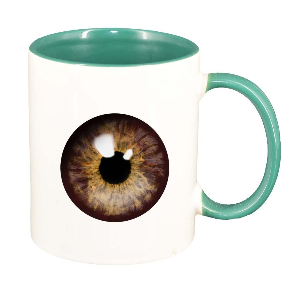 Cana Eyeball, interior verde, 330ml, D300
