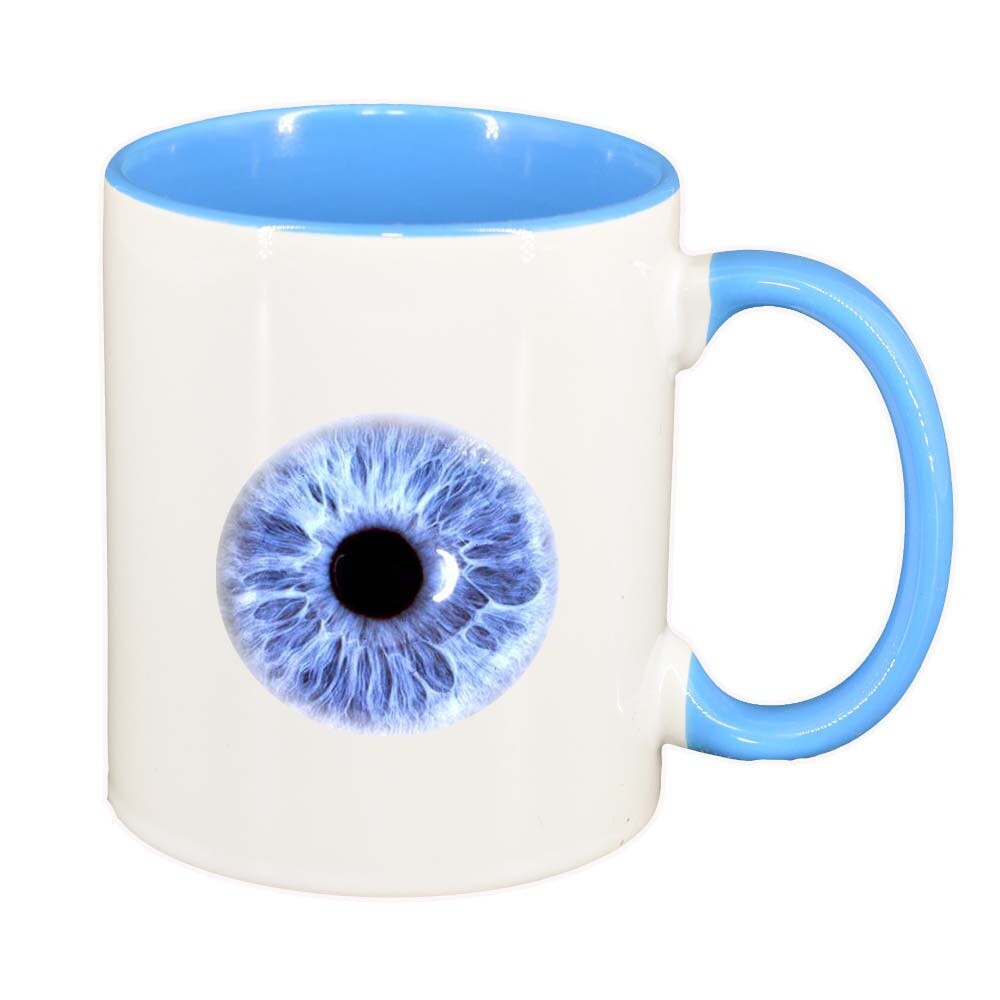 Cana Eyeball, interior albastru, 330ml, D299