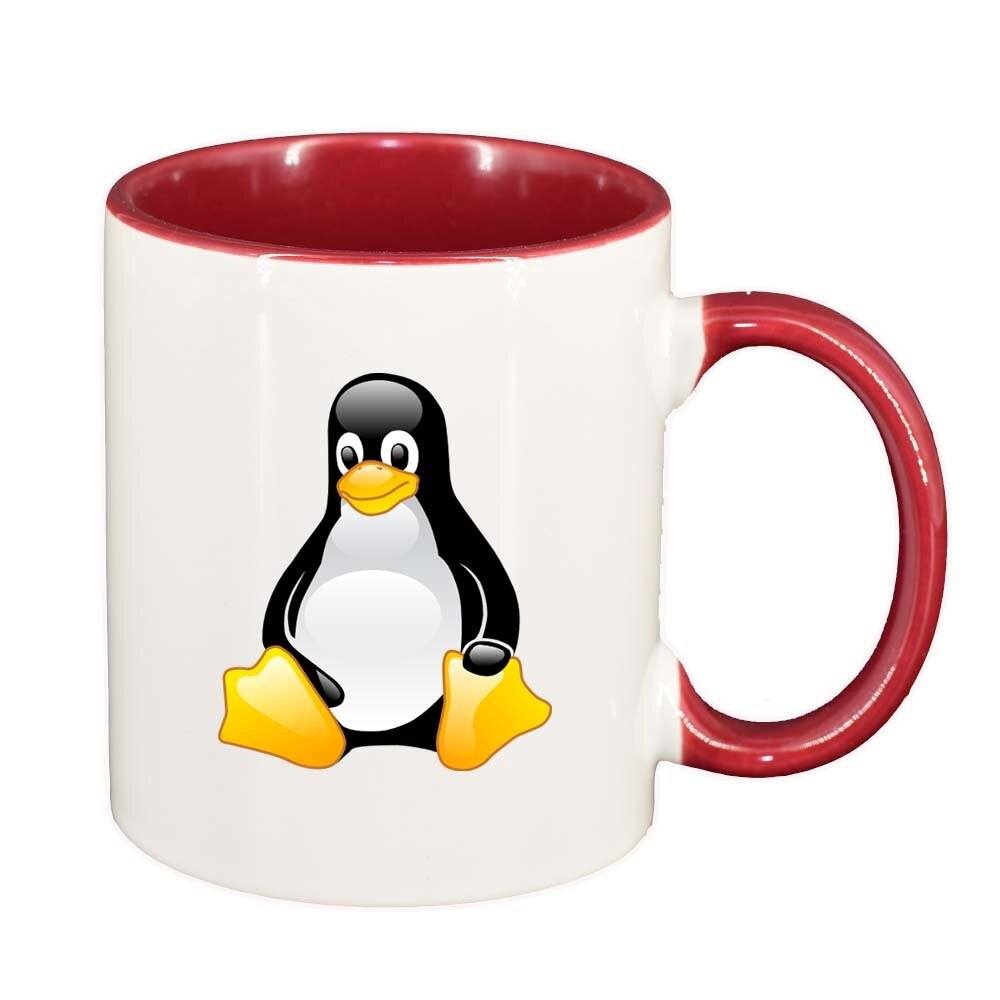 Cana Pinguin, interior rosu, 330ml, D298