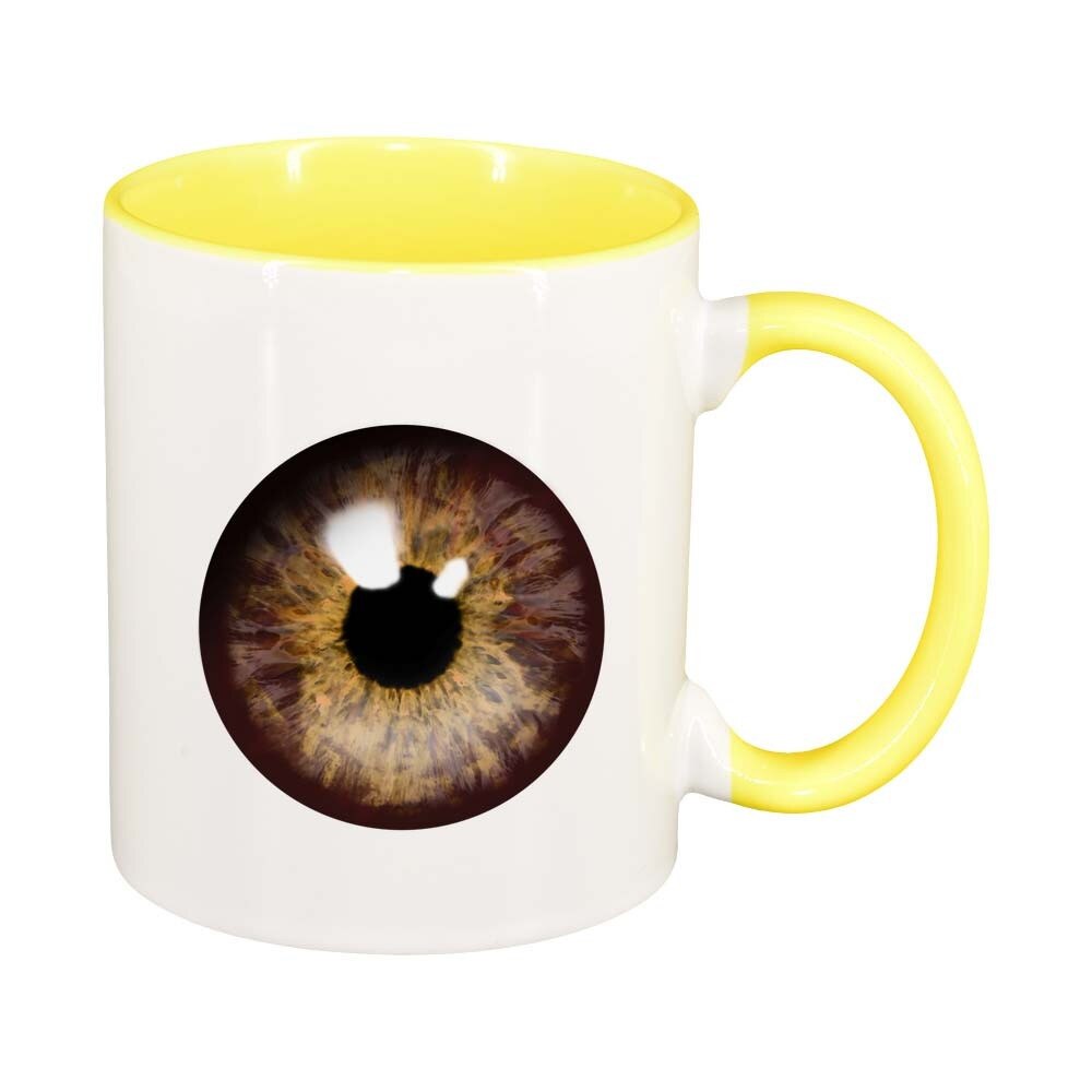 Cana Eyeball, interior galben, 330ml, D300