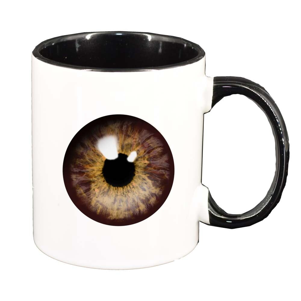 Cana Eyeball, interior negru, 330ml, D300