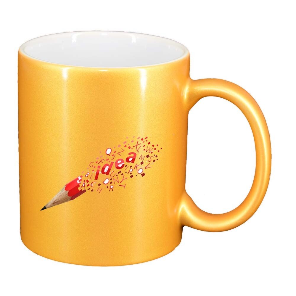 Cana Idea, auriu sidefata, 330ml, D296