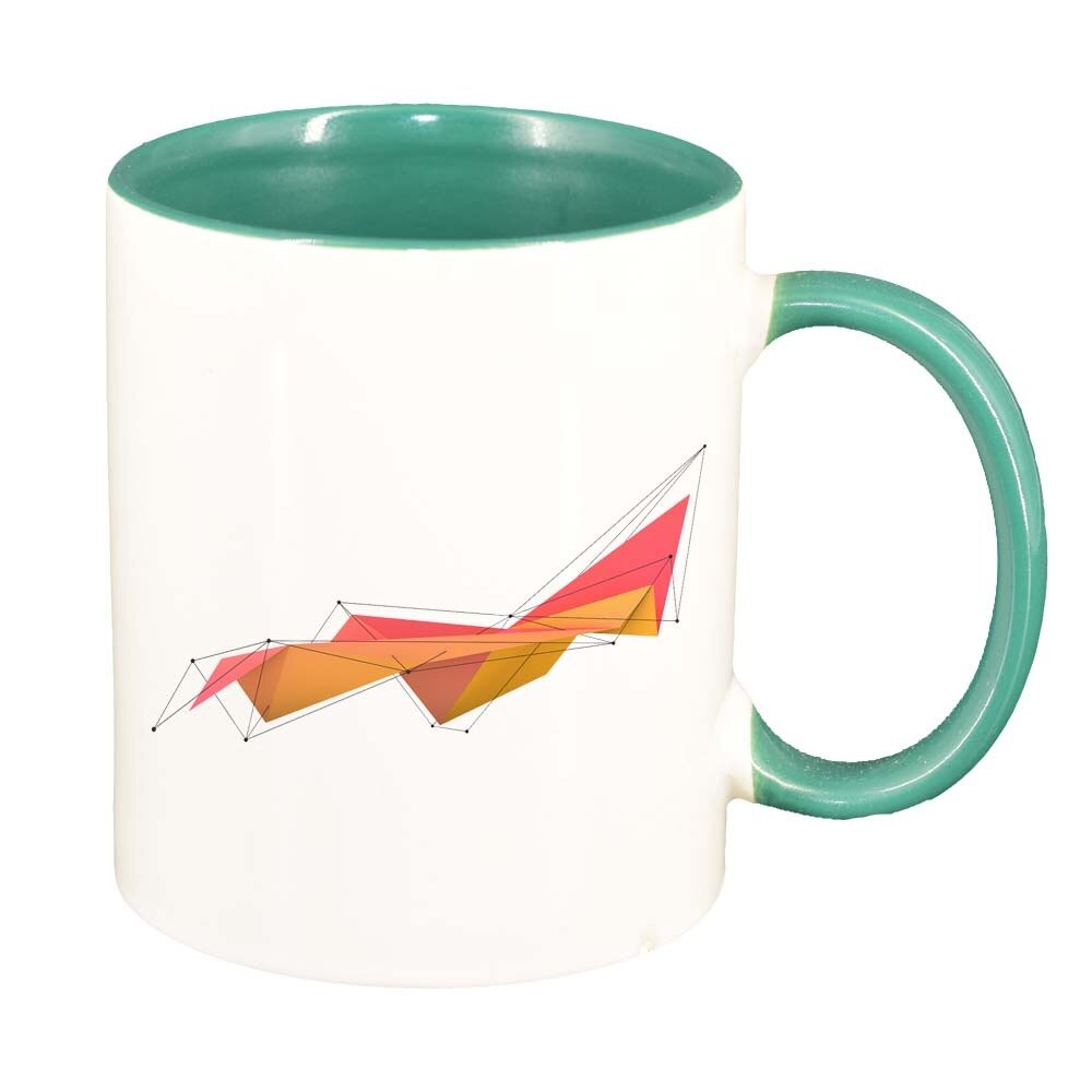 Cana Forme, interior verde, 330ml, D297