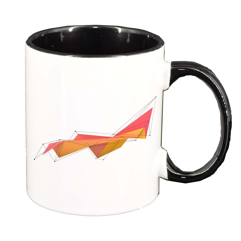 Cana Forme, interior negru, 330ml, D297