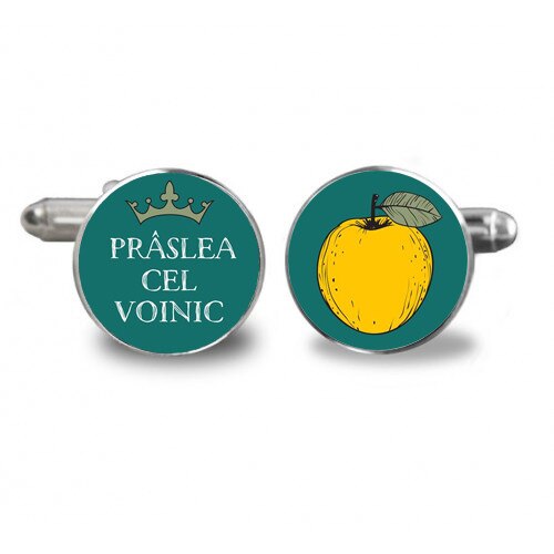 Butoni de camasa personalizati Praslea cel voinic si Merele de aur