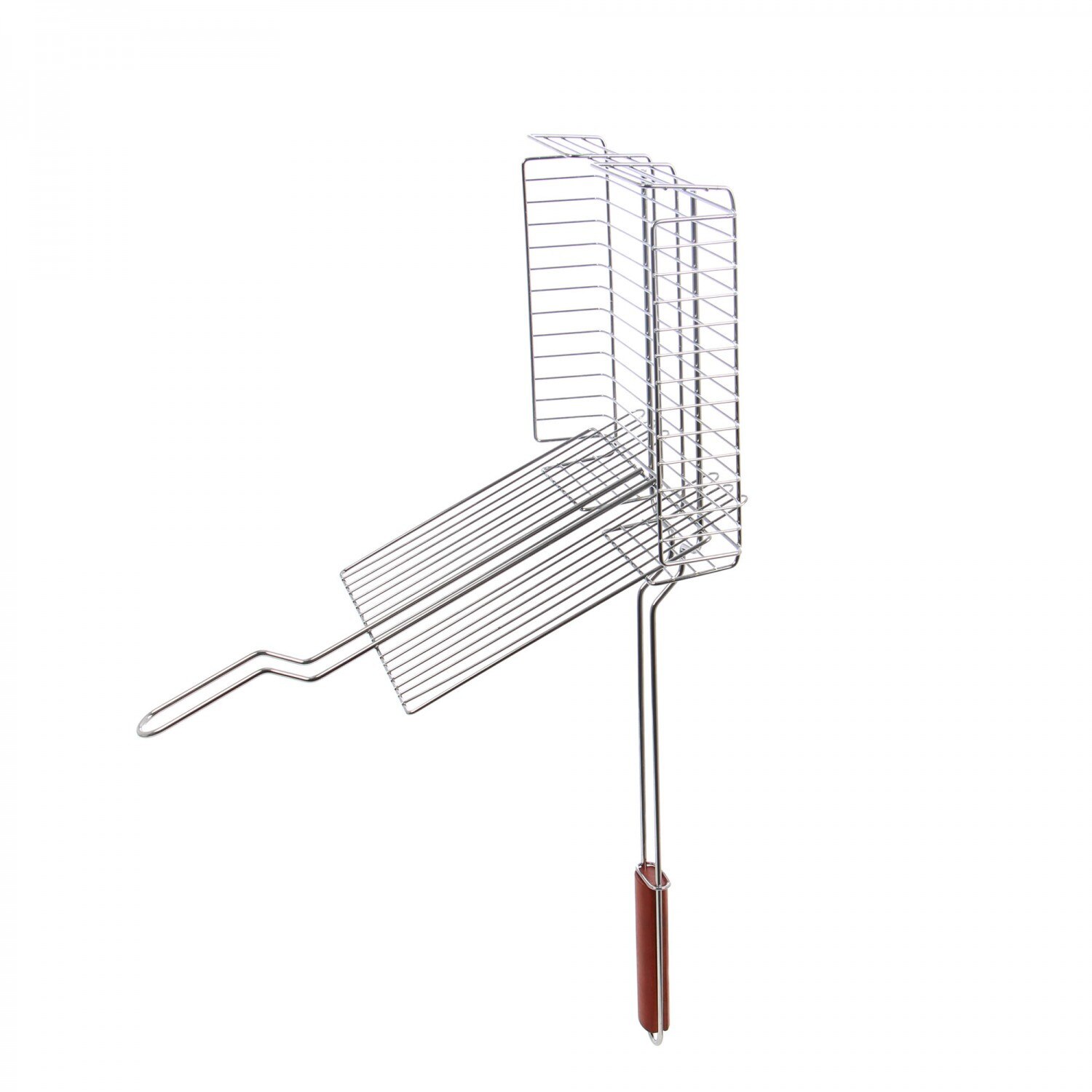 Gratar simplu prevazut cu maner din lemn , metal, 64 x 31 cm , ATS