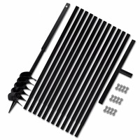 set burghiu manual pentru gauri in pamant 120 mm cu tub prelungitor vidaxl 13 m imagen 58_0_
0