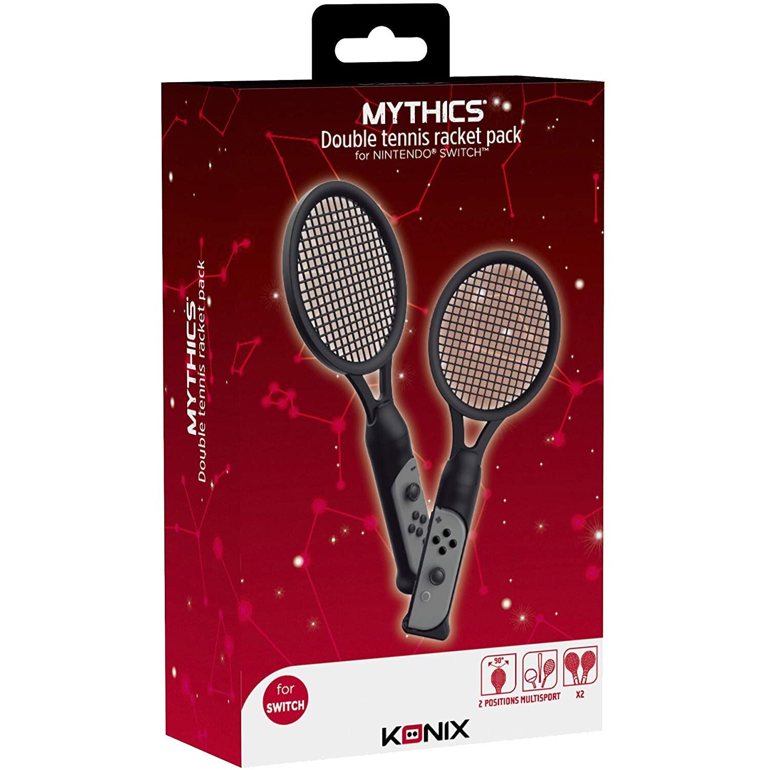 Tennis Racket Controller Accesorii Tennis Racket Double Pack For Nintendo Switch Joy-Con ...