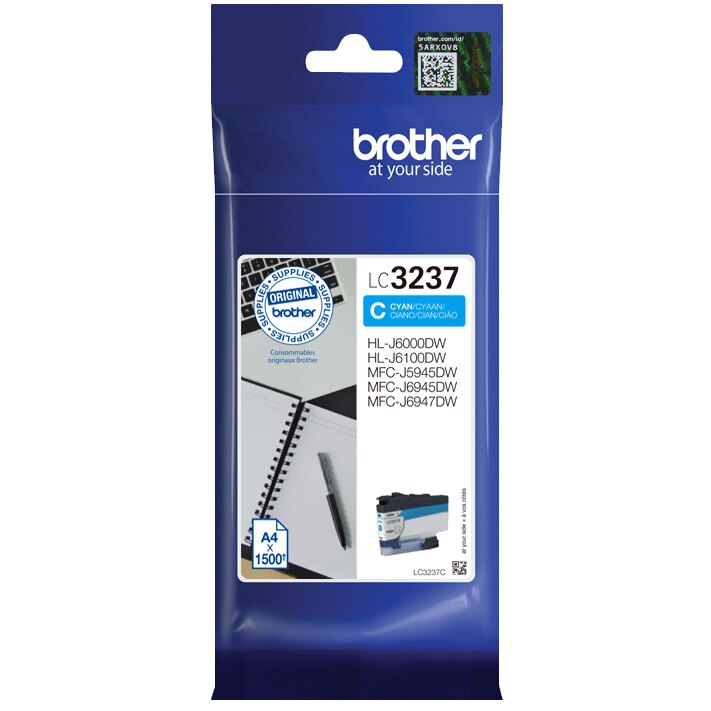 Cartus Brother LC3237BK, Cyan