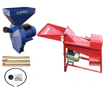 Set - Moara pentru uruiala si cereale Ruseasca Uralmash 2.5 KW + Batoza de porumb 5TY 2.2 KW, 100% Cupru Set - Moara pentru uruiala si cereale Ruseasca Uralmash 2.5 KW + Batoza de porumb 5TY 2.2 KW, 100% Cupru