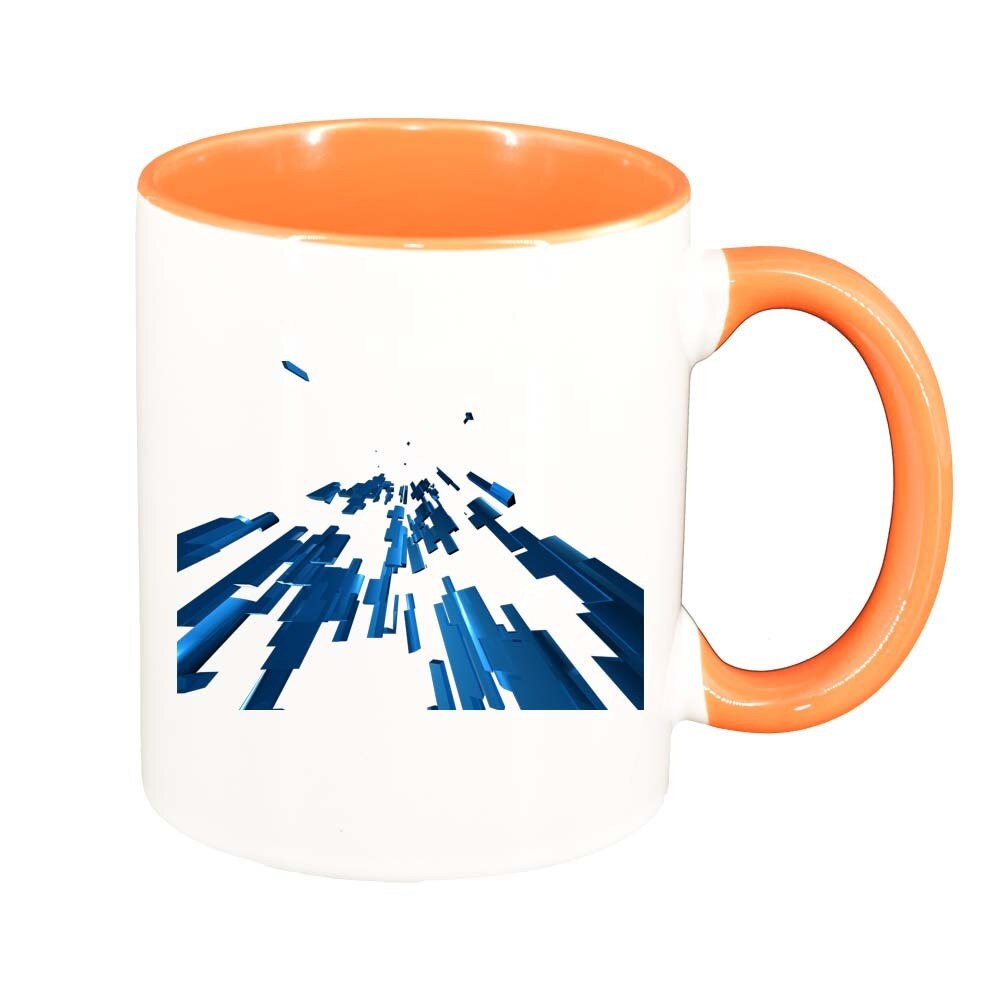 Cana Forme, interior portocaliu, 330ml, D303