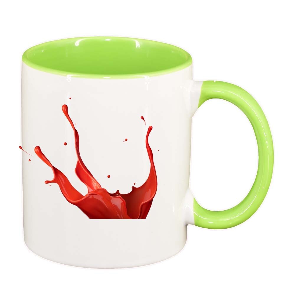 Cana Colour, interior verde deschis, 330ml, D311