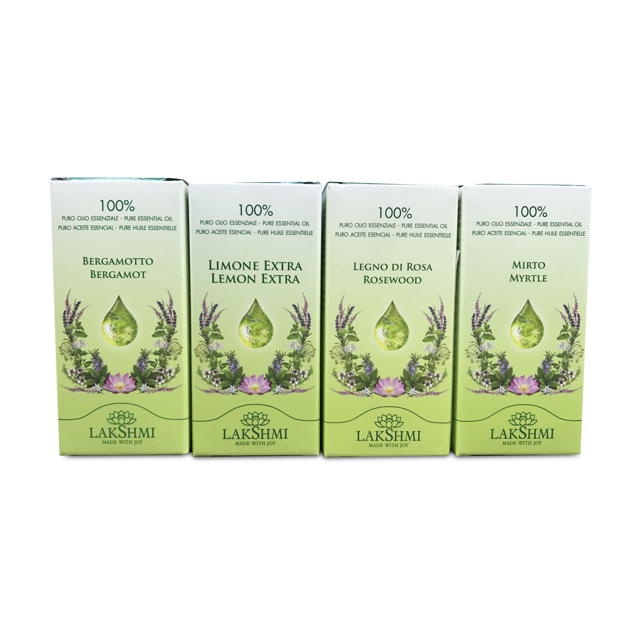 Pachet 4 uleiuri esentiale Fresh air, Lakshmi