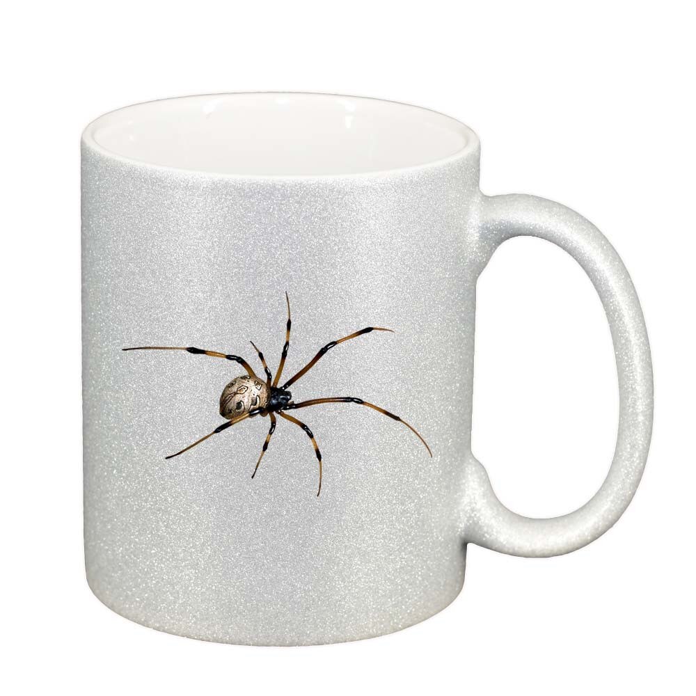 Cana Spider, argintiu sidefata glitter, 330ml, D308