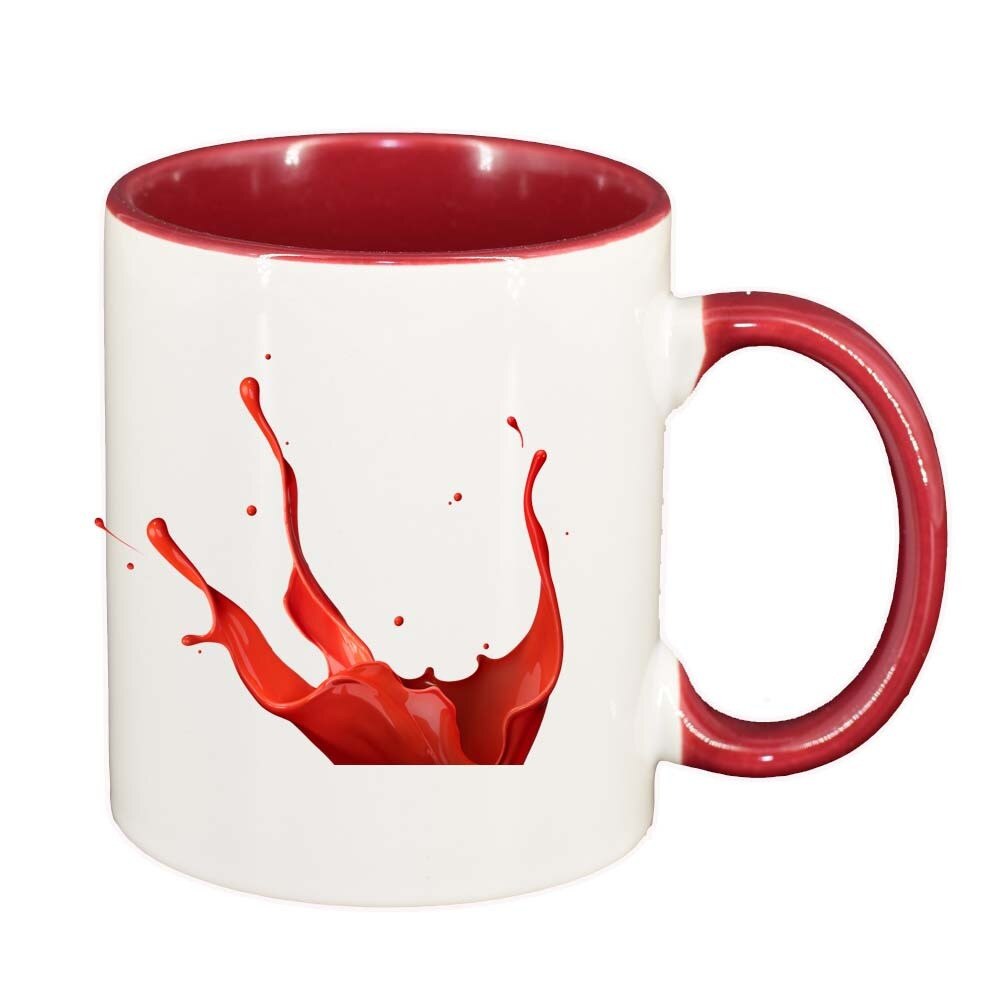 Cana Colour, interior rosu, 330ml, D311