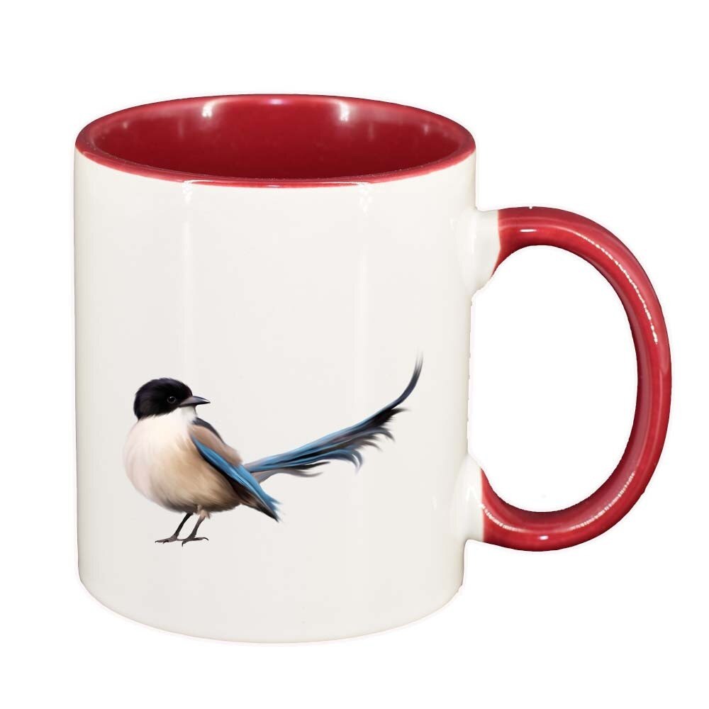 Cana Bird, interior rosu, 330ml, D309