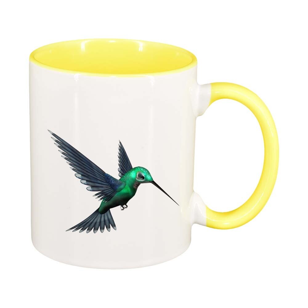 Cana Bird, interior galben, 330ml, D313