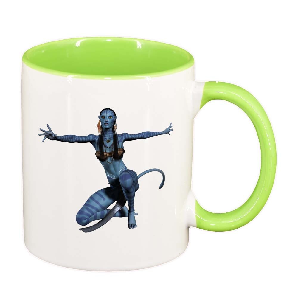 Cana Avatar, interior verde deschis, 330ml, D314