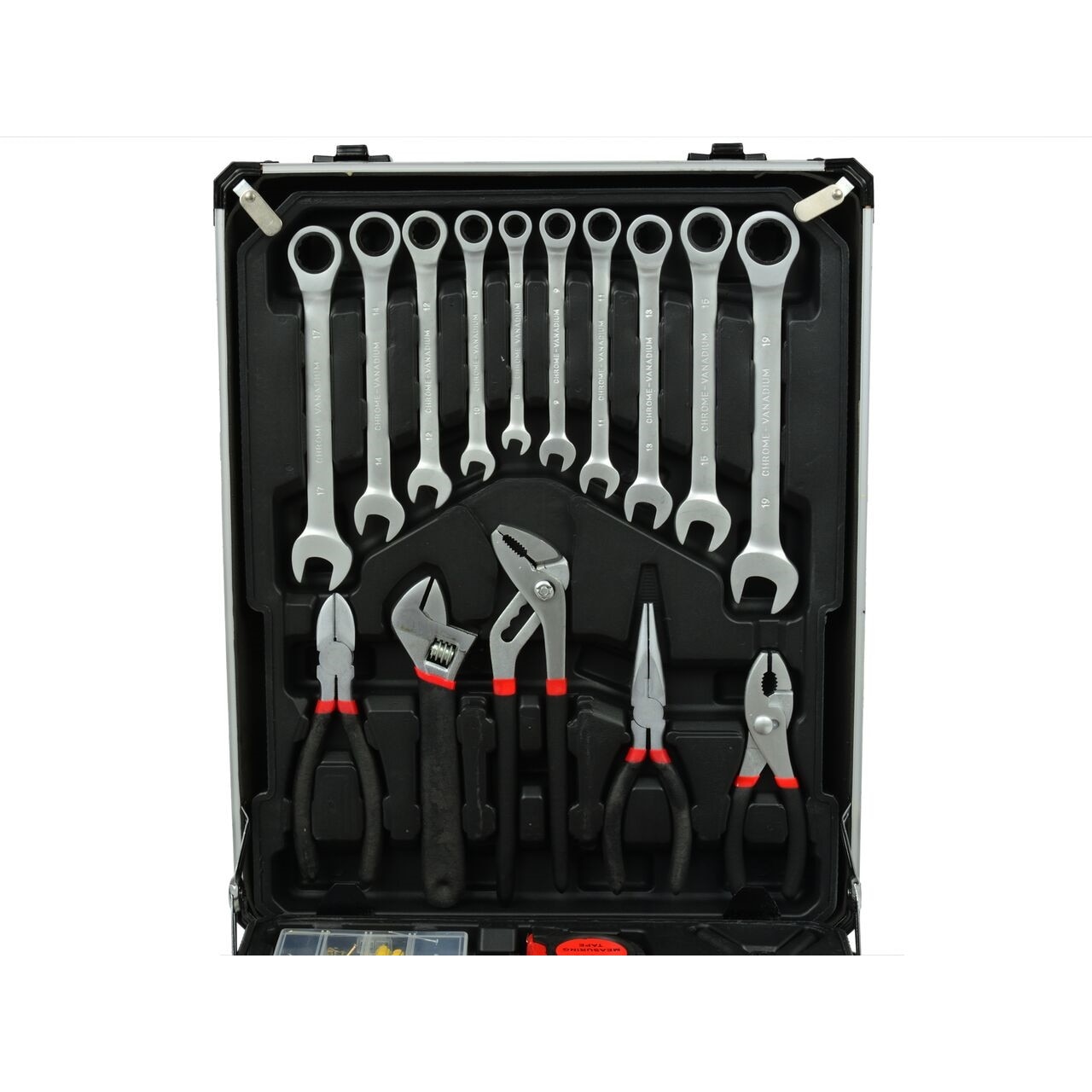 Set 187 accesorii Geko G10856, tubulare, combinate, surubelnite, clesti, 1/4