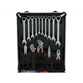 Set 187 accesorii Geko G10856, tubulare, combinate, surubelnite, clesti, 1/4 Set 187 accesorii Geko G10856, tubulare, combinate, surubelnite, clesti, 1/4