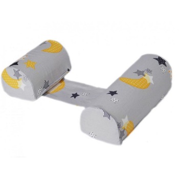 Perna anti-rasucire si pozitionare bebelusi Yellow Moon Grey Perna anti-rasucire si pozitionare bebelusi Yellow Moon Grey