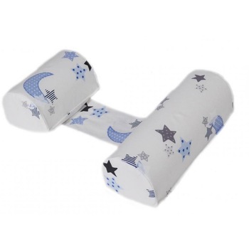 Perna anti-rasucire si pozitionare bebelusi Blue Moon White Perna anti-rasucire si pozitionare bebelusi Blue Moon White