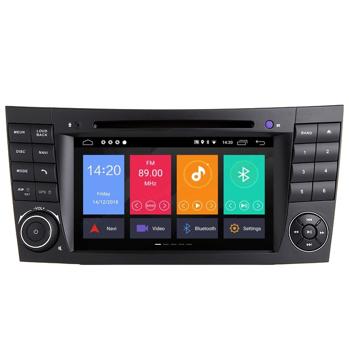 Android navigáció Mercedes Benz W211 E Class CLS W219 IPS képernyő NAVD-MT090