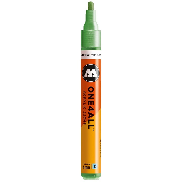 Marker One4All™ Acrylic 4 mm Molotow Metalic Light Green