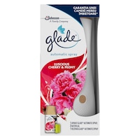 Odorizant aer cu actiune continua pentru camera Automatic Cherry&Peony 269 ml, Glade