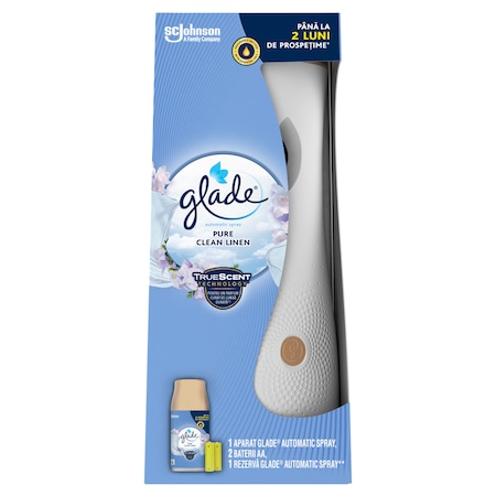 Odorizant aer cu actiune continua pentru camera Automatic Clean 269 ml, Glade