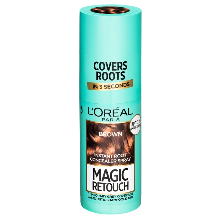 L'Oréal Paris Magic Retouch – Spray pentru retusarea radacinilor, Castaniu, 75 ml