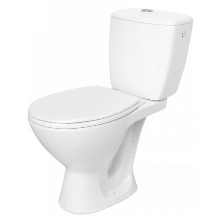 Set compact WC iesire verticala Basic Cleanmann by Cersanit