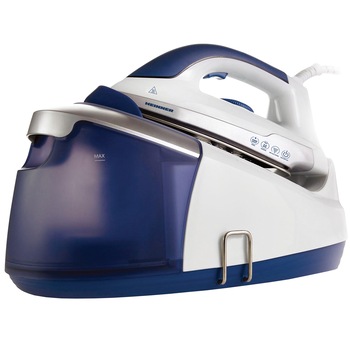 Statie de calcat Heinner HIS-D2403BL, 2400 W, 3.5 bar, 1.2 L, 100g/min, temperatura ajustabila, Alb/Albastru Statie de calcat Heinner HIS-D2403BL, 2400 W, 3.5 bar, 1.2 L, 100g/min, temperatura ajustabila, Alb/Albastru