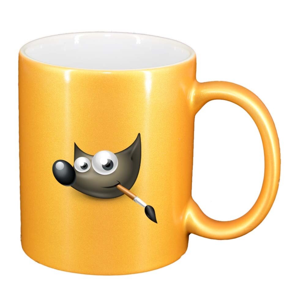 Cana Fox, auriu sidefata, 330ml, D317