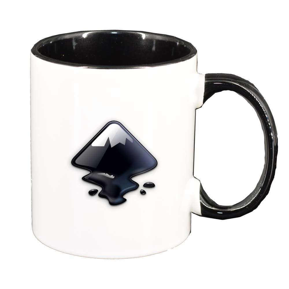 Cana Colour, interior negru, 330ml, D318