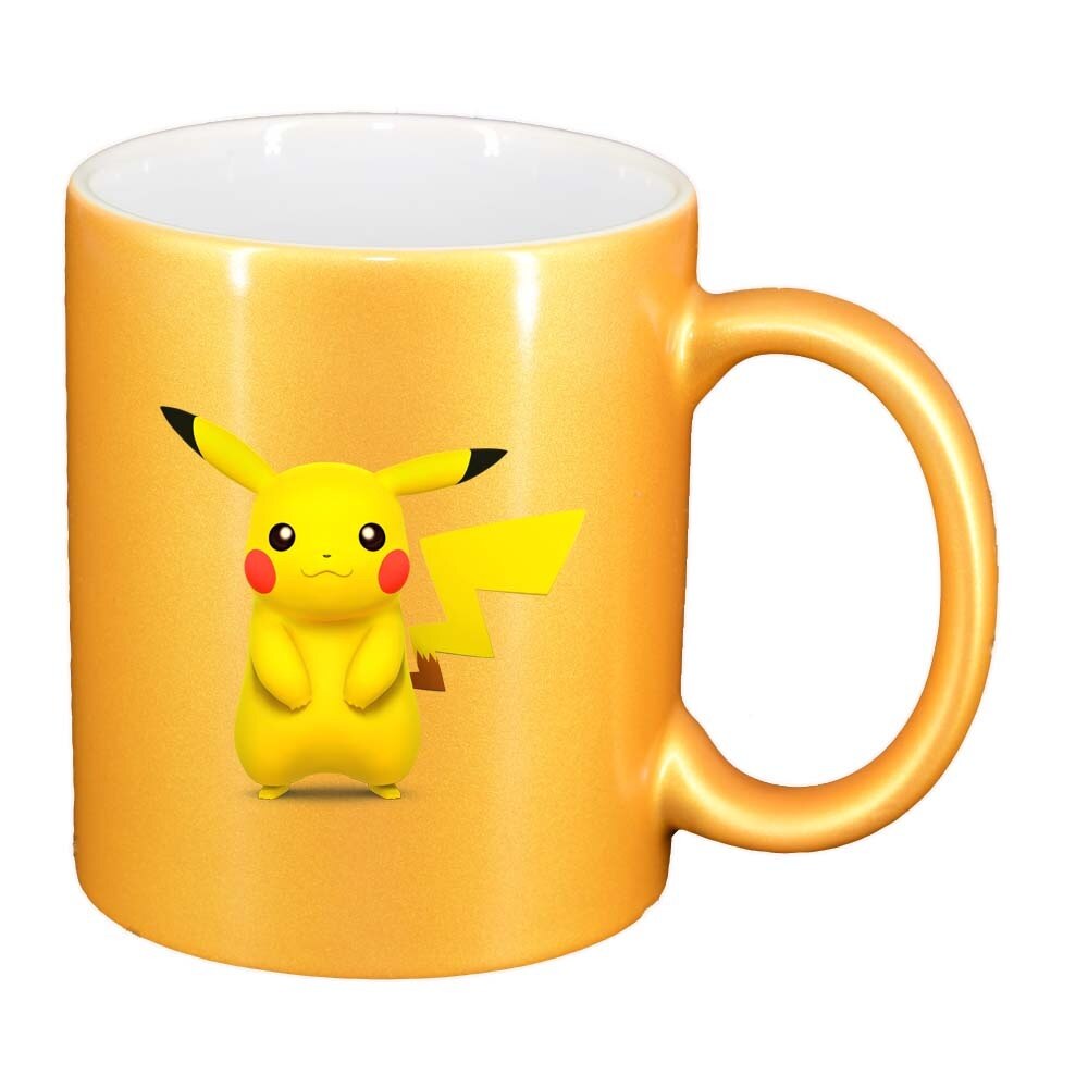 Cana Pikachu, auriu sidefata, 330ml, D319