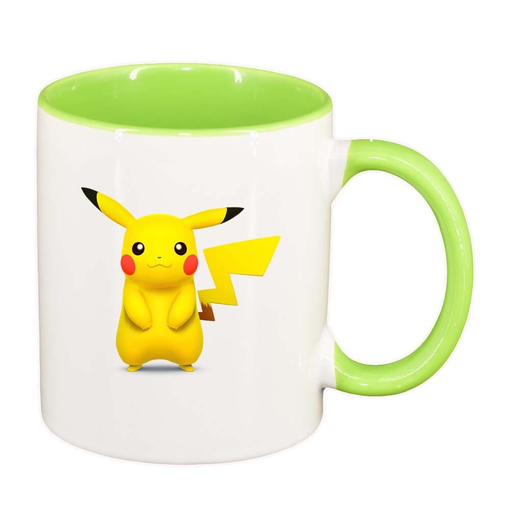 Cana Pikachu, interior verde deschis, 330ml, D319