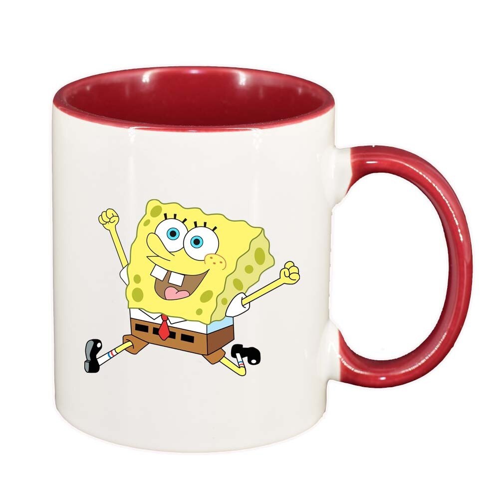 Cana Sponge Bob, interior rosu, 330ml, D320