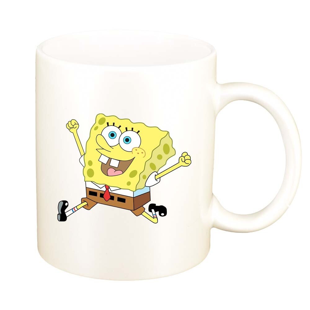 Cana Sponge Bob, alb sidefata, 330ml, D320