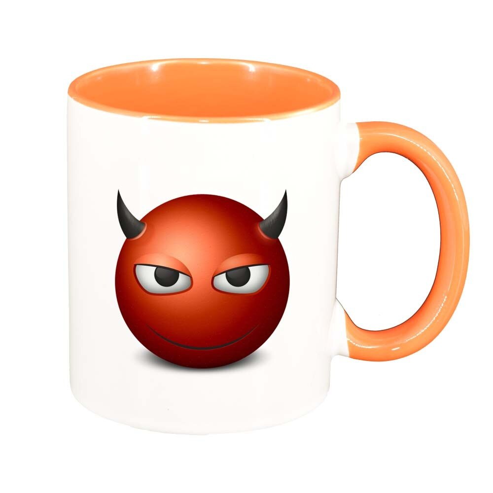 Cana Devil, interior portocaliu, 330ml, D315