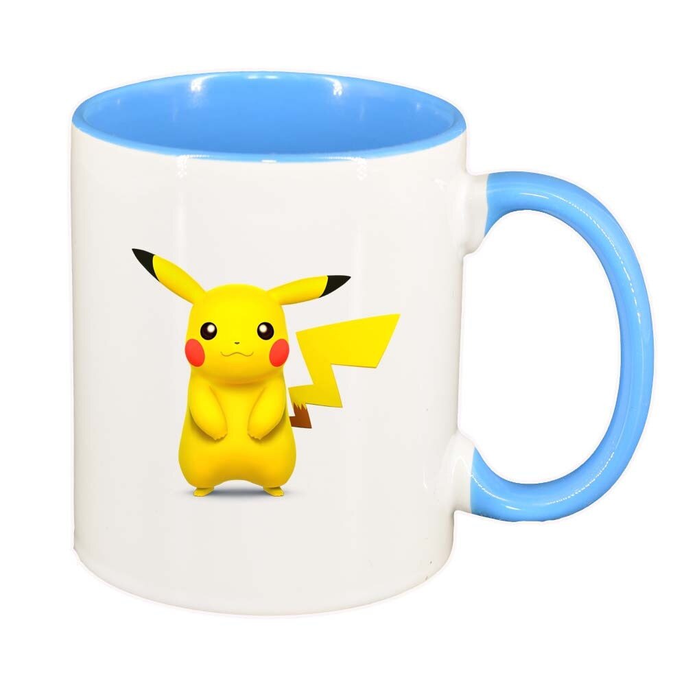 Cana Pikachu, interior albastru, 330ml, D319