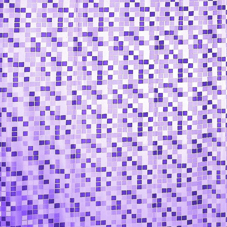 Perdea dus, model mozaic, mov, 180 x 200 cm