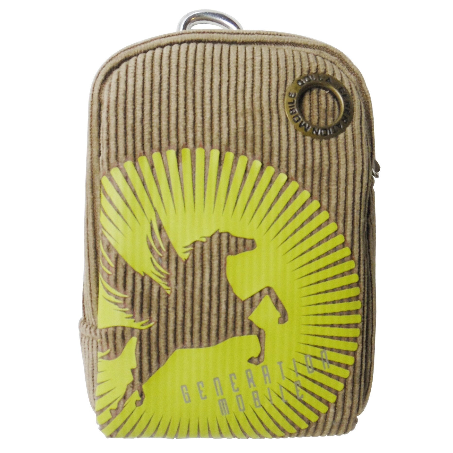 Husa Golla UNI-L G285 tip borseta bej pentru telefoane, MP3, camere digitale, iPod