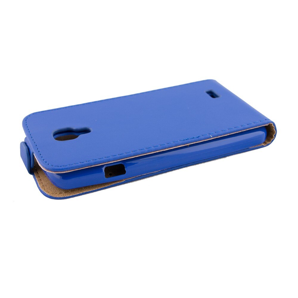 Husa piele, ECO SLIM FLEXI LG F70D315, Albastru